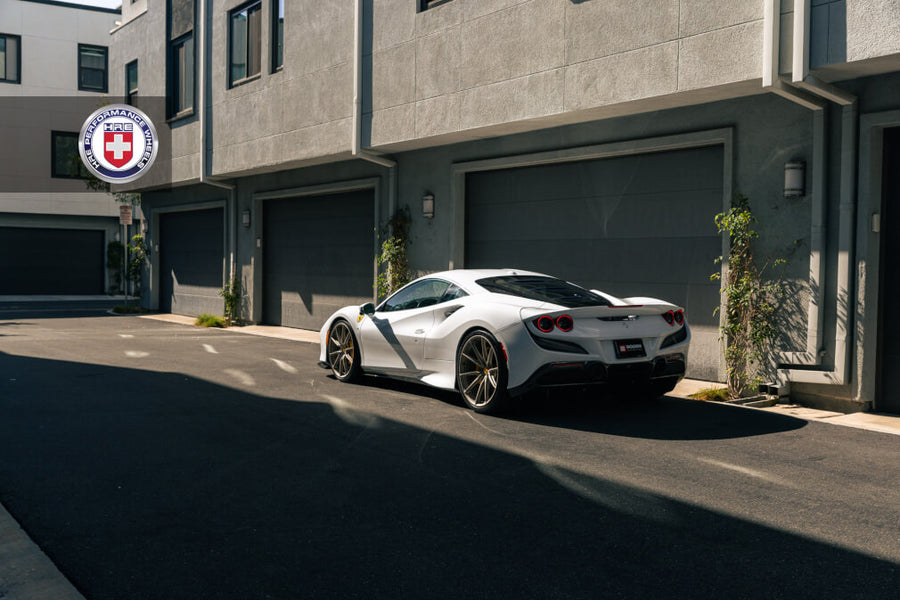 HRE P104SC forged wheel on Ferrari F8