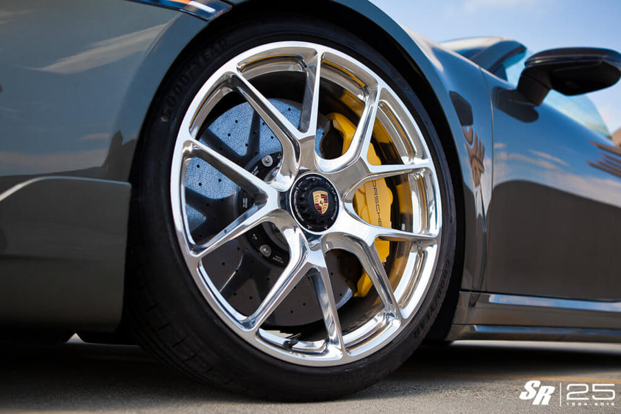 HRE P101 forged wheel on Porsche 992 Turbo Cabriolet