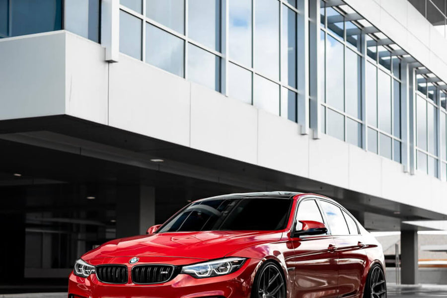HRE P101SC forged wheel on RED BMW F80 M3