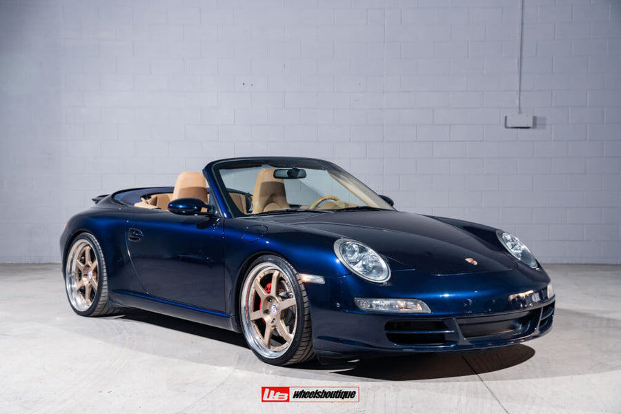 HRE C106 forged wheel on Porsche 9971 Carrera S Cabriolet
