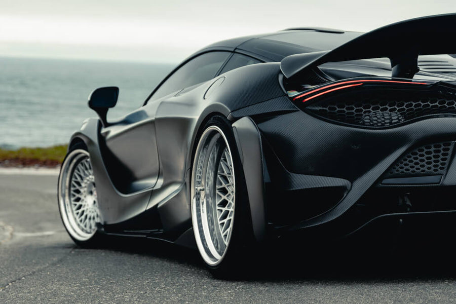 HRE 501 forged wheel on Mclaren 720S Exposed Carbon Widebody