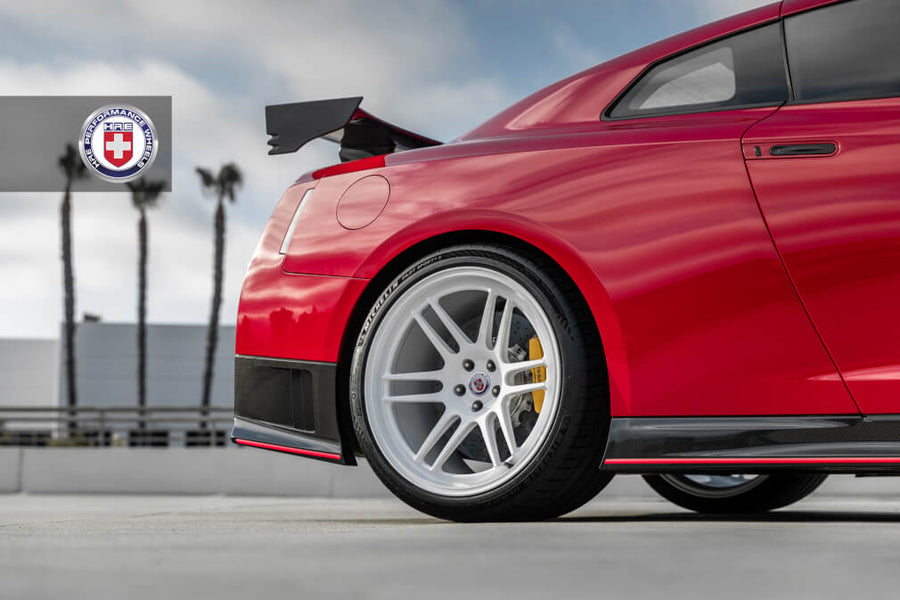 HRE 312 GTS forged wheel on Nissan GT R