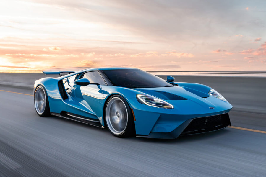 HRE P104 forged wheel on Ford GT
