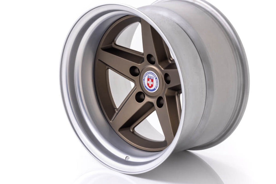 HRE 517K forged wheel on HRE Vintage 517K IN Satin Bronze Frozen Polished Clear