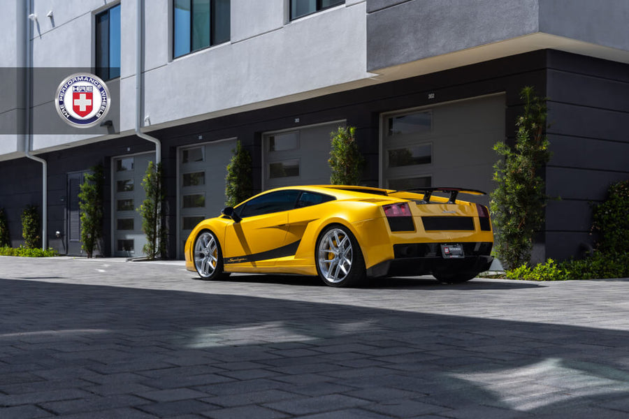 HRE R101 Lightweight forged wheel on Lamborghini Gallardo Superleggera