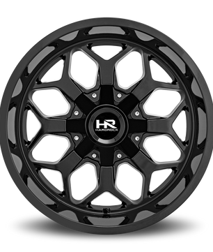 Hardrock Offroad H712 20x9 0mm Gloss Black
