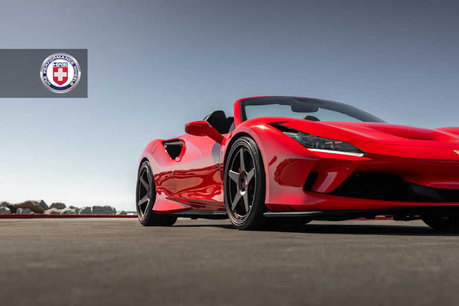 HRE 305 GTS forged wheel on Ferrari F8 Spider