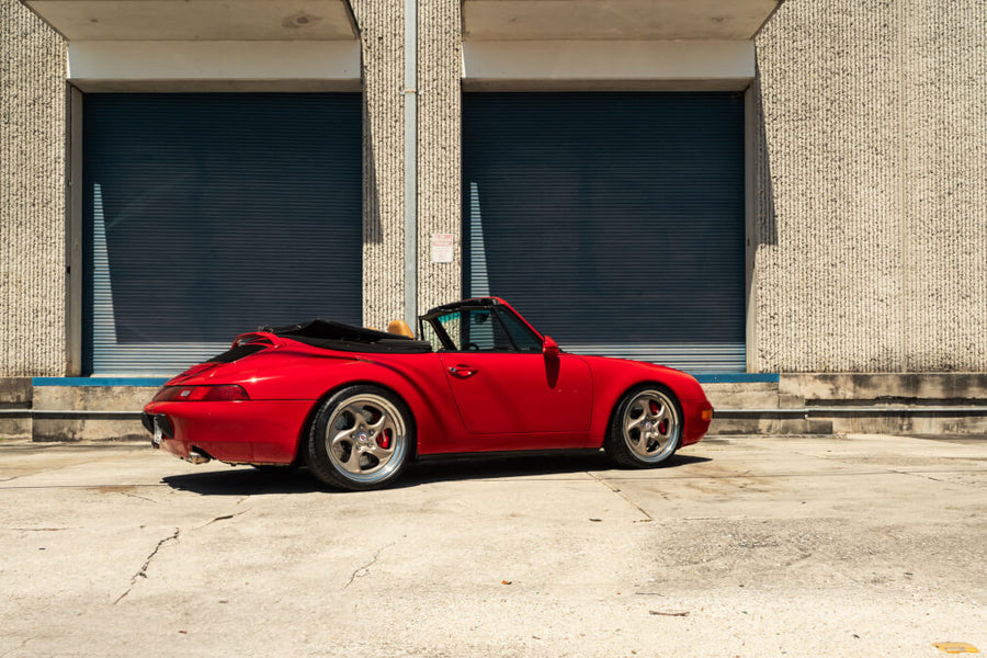 HRE 522 forged wheel on Porsche 993 Carrera Cabriolet