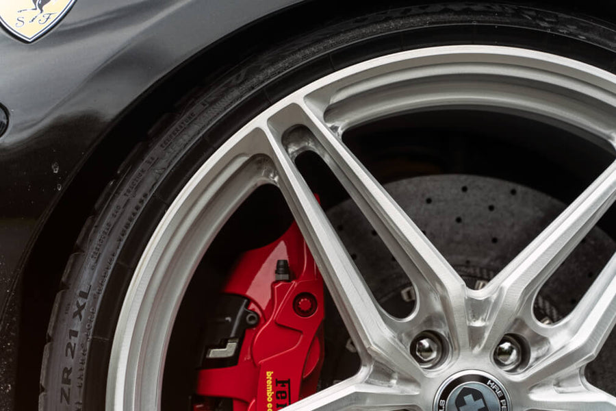 HRE P107SC forged wheel on Ferrari F8 Spider