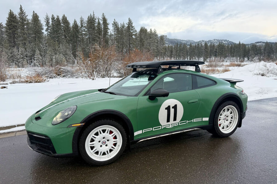 HRE 528 forged wheel on Porsche 992 Dakar