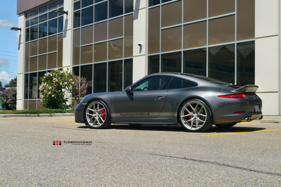 HRE P101SC forged wheel on Porsche 991 Carrera S