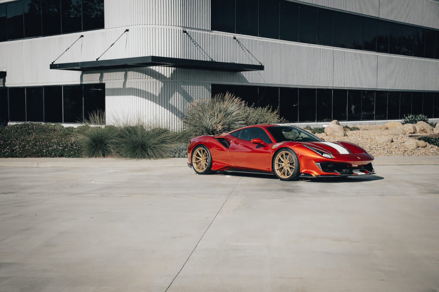 HRE P104SC forged wheel on Ferrari 488 Pista