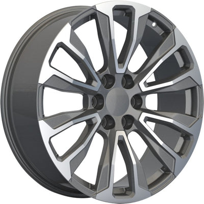 Eclipse Replica 204 Gunmetal Machined Wheel
