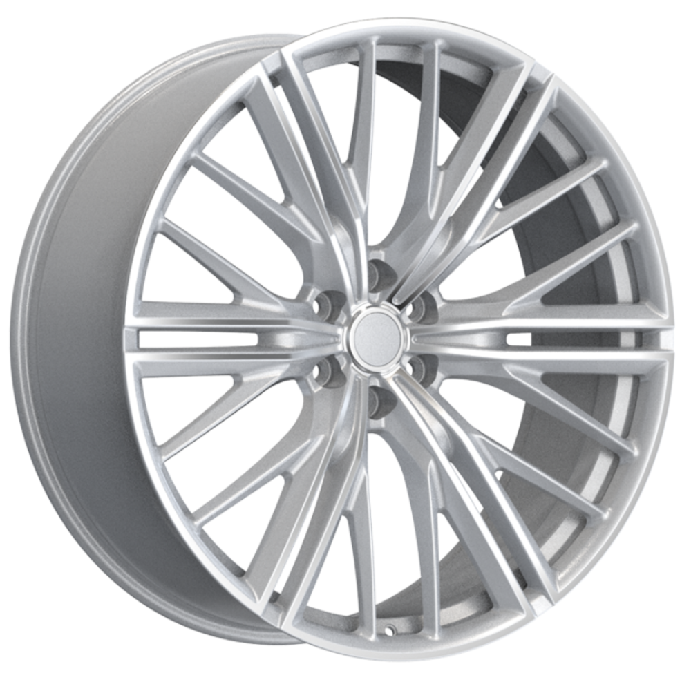 Eclipse Replica 208 Silver Machined Wheel
