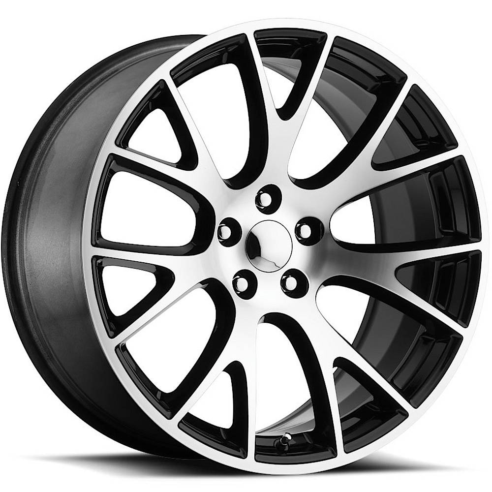 Eclipse Replica 218 Black Machined Wheel