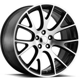 Eclipse Replica 218 Black Machined Wheel