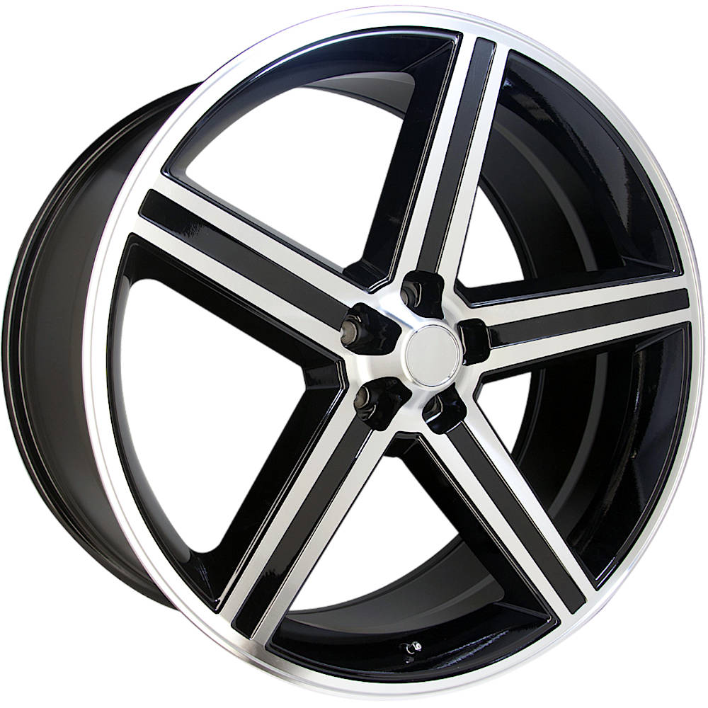 Eclipse Replica 248 Black Machined Wheel