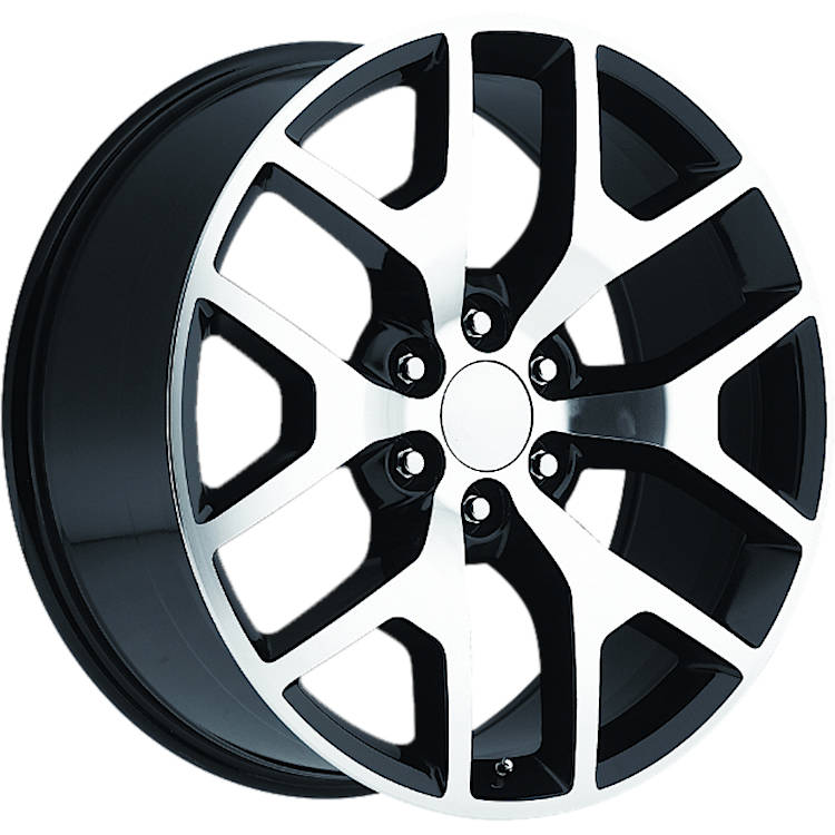 Eclipse Replica 288 Black Machined Wheel
