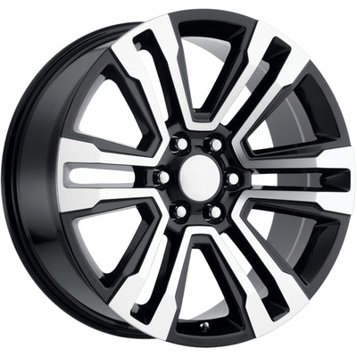 Eclipse Replica 328 Black Machined Wheel