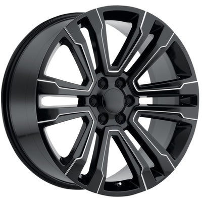 Eclipse Replica 328 Black Milled Wheel
