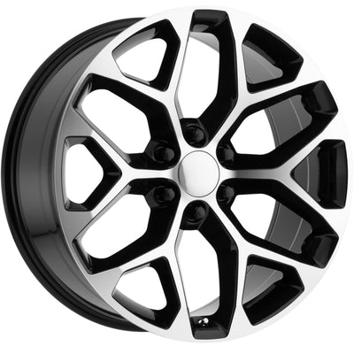 Eclipse Replica 348 Black Machined Wheel