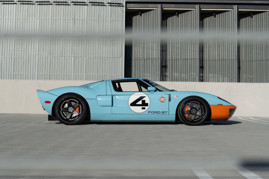 HRE C105 forged wheel on Ford GT Gulf Livery