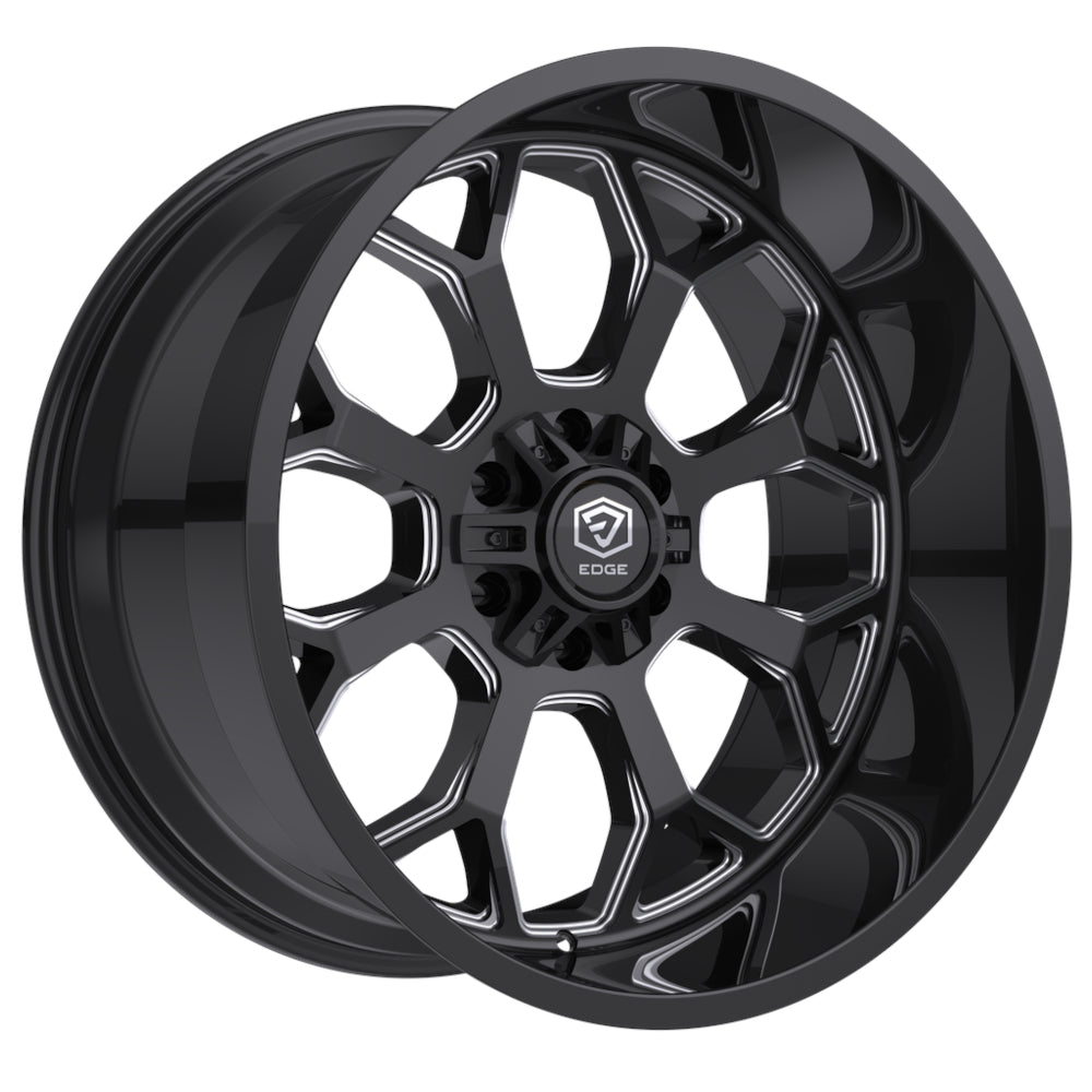 Edge Off Road 301 Black Milled Wheel