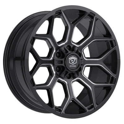 Edge Off Road 302 Black Milled Wheel
