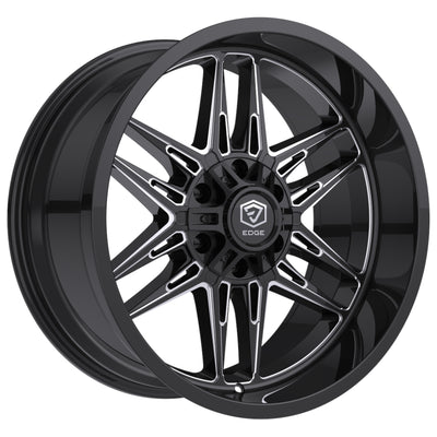 Edge Off Road 303 Black Milled Wheel