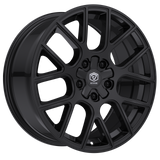 Edge Street 356B Gloss Black Wheel