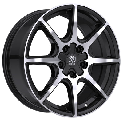 Edge Street 357 Black Machined Wheel