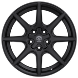 Edge Street 357B Gloss Black Wheel