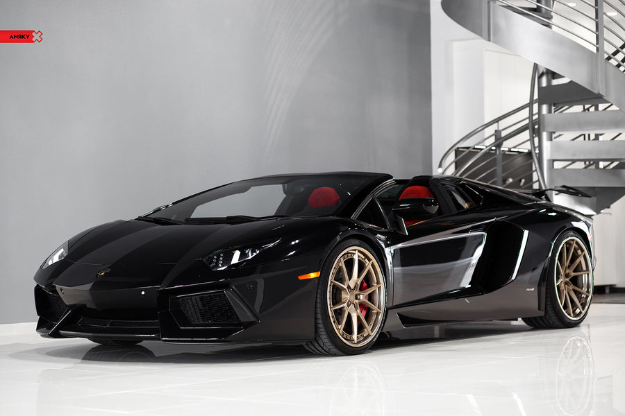 ANRKY AN32 forged wheel on Lamborghini LP700 Roadster