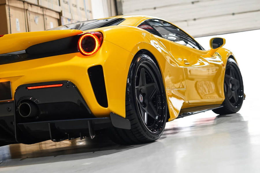 HRE 505 forged wheel on Ferrari 488 Pista