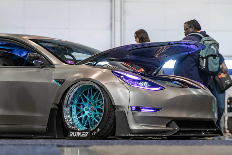HRE 540 forged wheel on Tesla Model 3