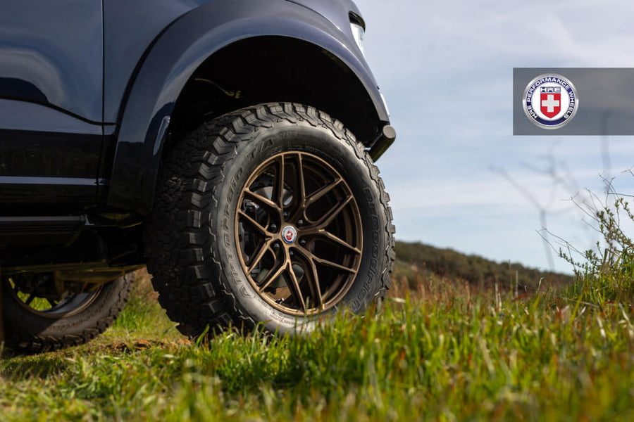 HRE P161SC forged wheel on Ford Raptor GEN 3 ON HRE P161SC IN Satin Bronze