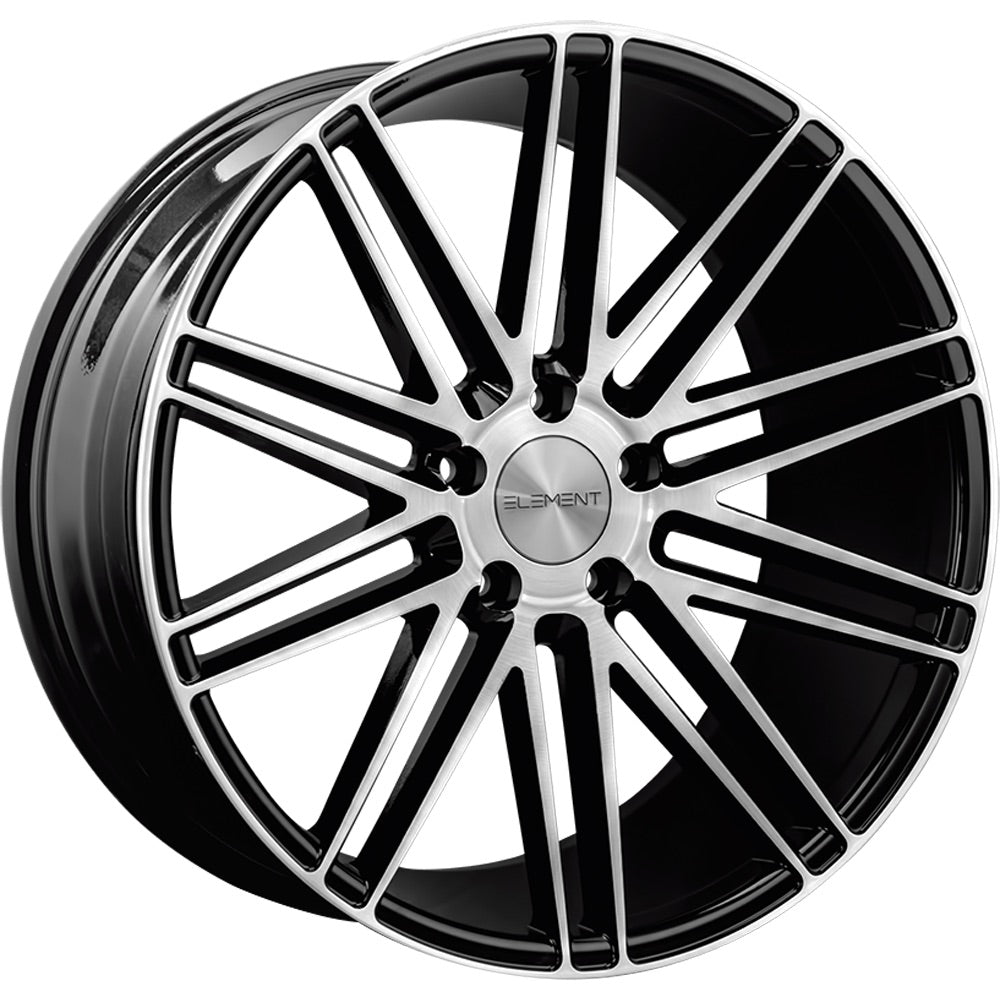 Element EL010 Black Machined Wheel