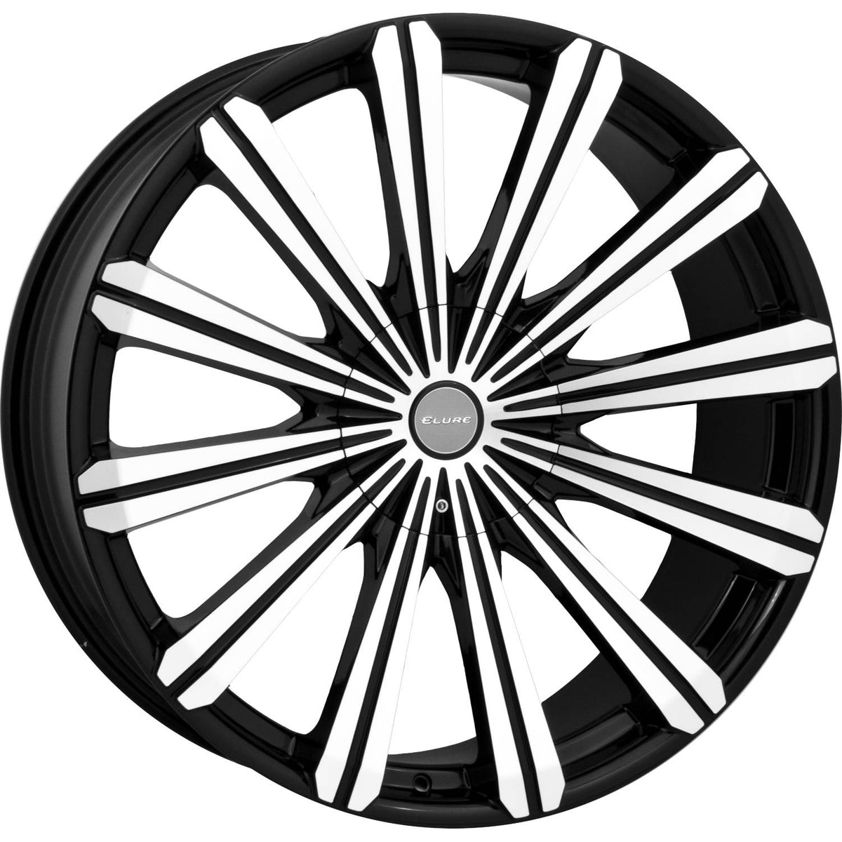 Elure 30 Black Machined Wheel