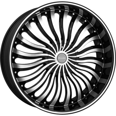 Elure 33 Black Machined Wheel