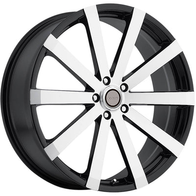 Elure 37 Black Machined Wheel