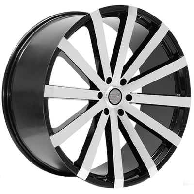 Elure 37 Black Machined Wheel