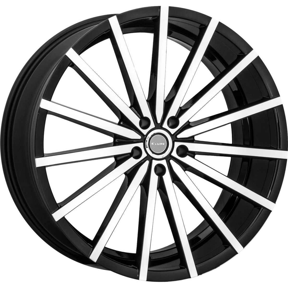 Elure 39 Black Machined Wheel