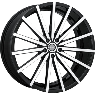 Elure 39 Black Machined Wheel