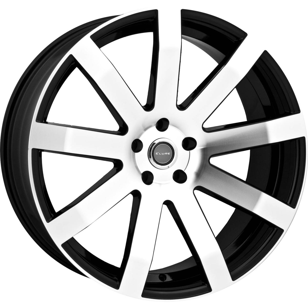 Elure 40 Black Machined Wheel
