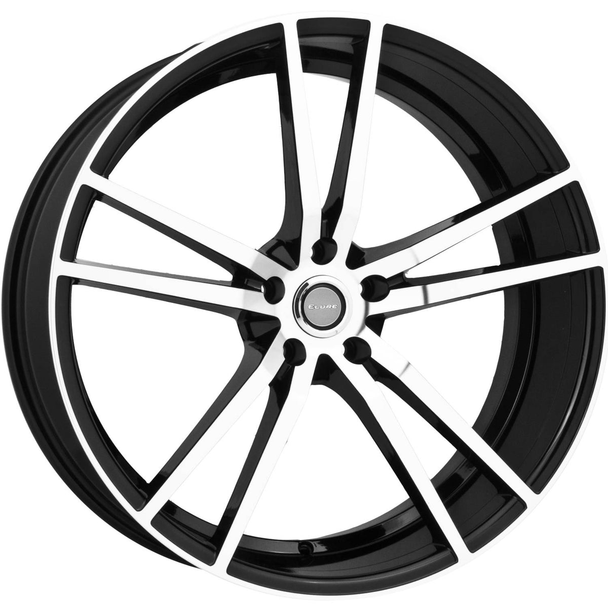 Elure 41 Black Machined Wheel