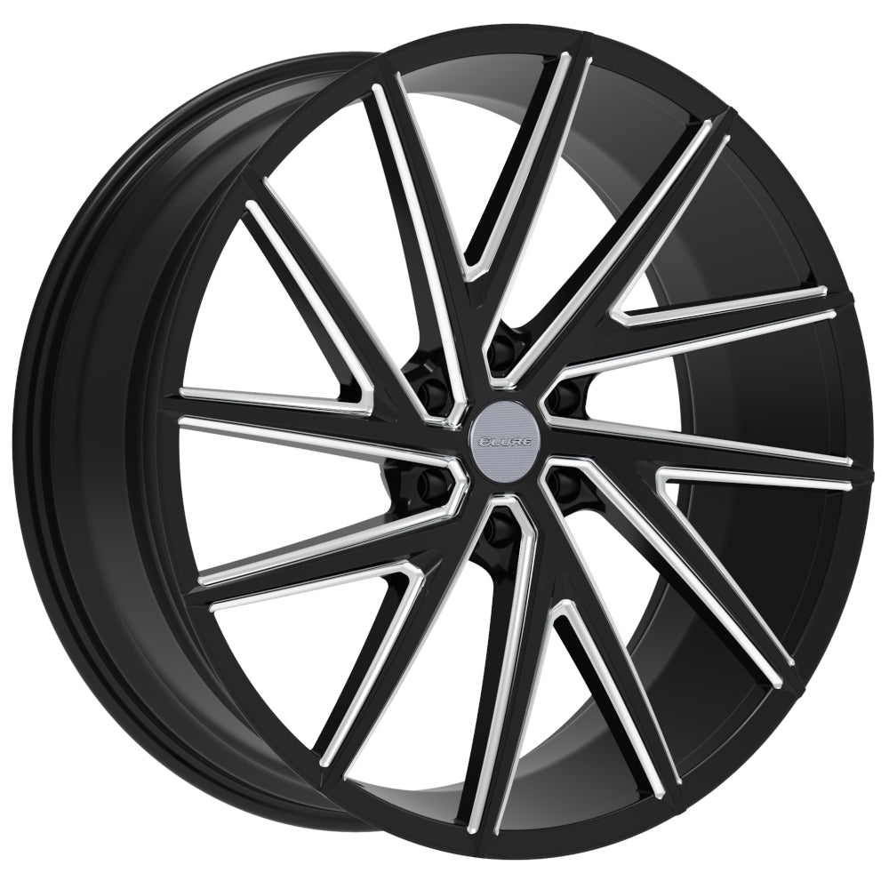Elure 50 Black Milled Wheel