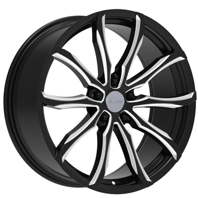 Elure 51 Black Milled Wheel