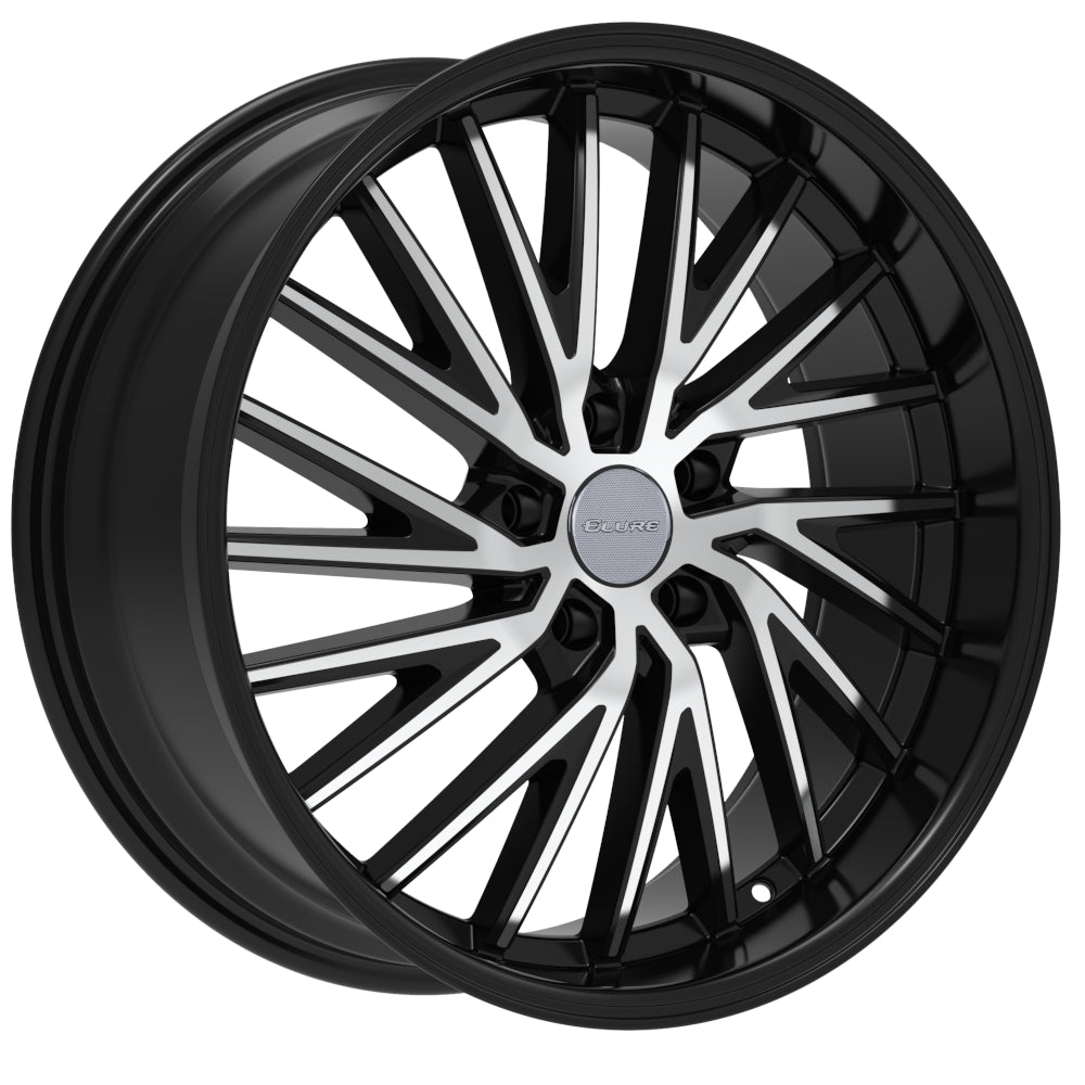 Elure 53 Black Machined Wheel