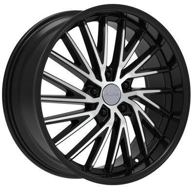 Elure 53 Black Machined Wheel