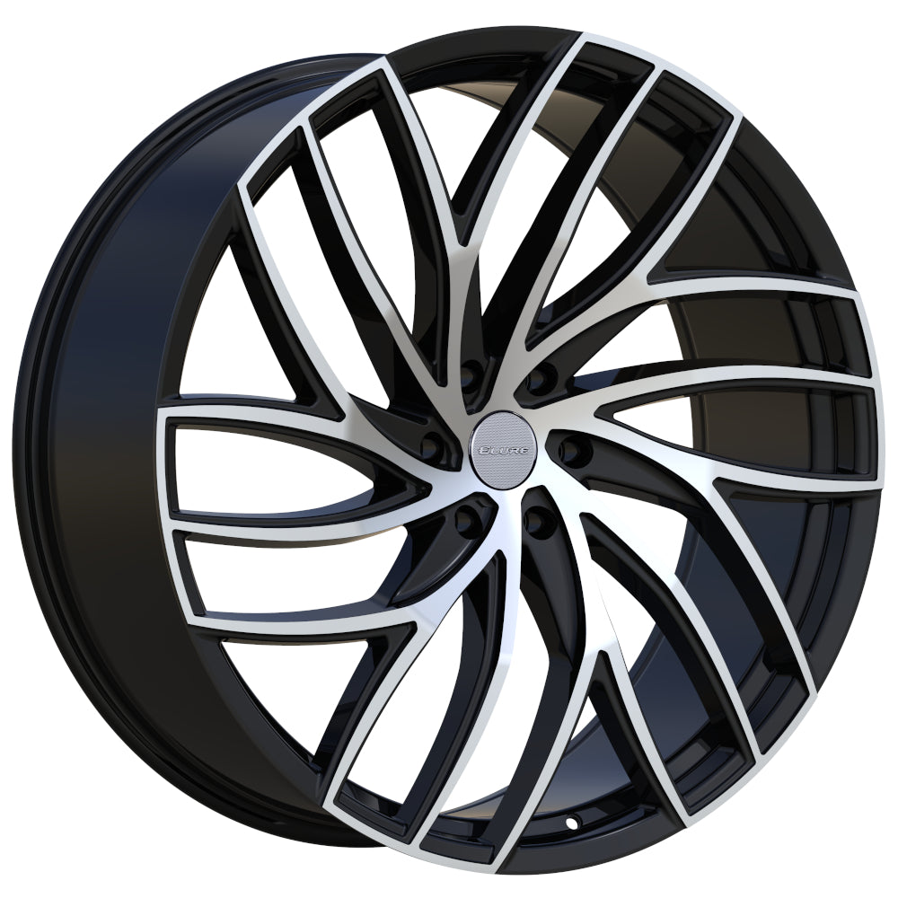 Elure 56 Black Machined Wheel